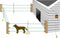 Gallagher Schrikdraad voor honden en katten - Complete set - 33 meter - 80 cm hoog - elektrische omheining - afrastering huisdieren - schrikdraadapparaat - schrikdraadset