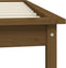 vidaXL - Bedframe - massief - grenenhout - honingbruin - 90x200 - cm