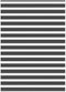 vidaXL - Zebra - rolgordijn - 160x230 - cm - stofbreedte - 155,9 - cm - zwart