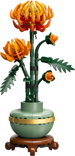 LEGO Botanicals - Chrysant - 278 onderdelen - 26 cm hoog