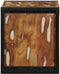 vidaXL - Nachtkastjes - 2st - 40x35x40cm - massief - gerecycled - hout - meerkleurig