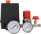 HGY Compressor Socket, Kleine Luchtcompressor Drukschakelaar Regelklepregelaar met meetapparatuur