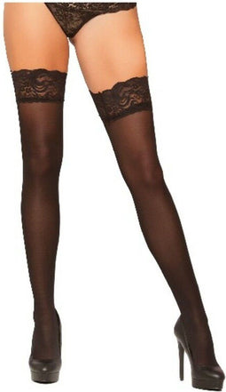 Kousen Seven Til Midnight 20404 Zwart (Één maat) (88% Nylon / 12 % Elastaan)