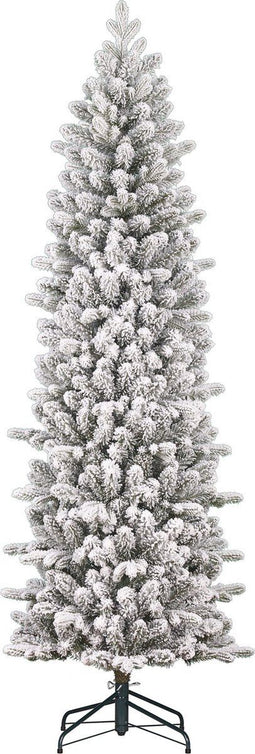 Black Box Trees Harma Smalle Kunstkerstboom - H185 x Ø63 cm - Groen Frosted