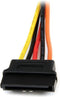 StarTech.com PYO2LSATA - SATA voeding-Y-splitterkabeladapter - 15 cm