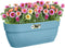 Elho Vibia Campana Easy Hanger L 46 - Balkonbak met Ophanghaken - 100% Gerecycled Plastic - Ø 46.0 x H 26.5 cm - Vintage blauw
