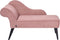 BIARRITZ - Chaise longue - Roze - Linkerzijde - Polyester