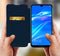 Huawei Y7 (2019) - Flip Cover - Kunstleer met pashouder - Blauw