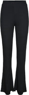 NOISY MAY NMPASA HW FLARED PANTS NOOS - Flared pantalon - High-waist - Elastische tailleband - M