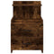 Nachtkastjes 2 st met 2 lades 40x36,5x62 cm gerookt eikenkleurig