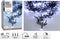 Maxi Cluster Kerstverlichting - 800 LED - 12m - 8 lichtfuncties - (ijs) wit