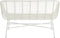 J-Line zitbank Celeste - metaal - wit