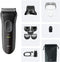 Braun 3000BT - Elektrisch scheerapparaat - 2 folie-scheerelementen 1 middentrimmer - Waterdicht