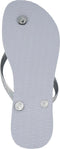 Havaianas Slim Glitter II - Dames Slippers - Rubber voetbed - Licht grijs (41/42)