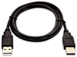 V7 V7USB2AA-02M-1E - USB A - 2 m - Zwart