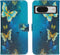 iMoshion Hoesje Geschikt voor Google Pixel 8 Pro Hoesje Met Pasjeshouder - iMoshion Design Softcase Bookcase - Meerkleurig / Blue Butterfly