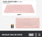 Logitech K380 - Multi-Device Bluetooth-toetsenbord voor Mac - Compact en lichtgewicht - Roze