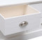 vidaXL - Tv-meubel - 108x30x40 - cm - massief - paulowniahout - wit