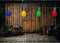 Feestverlichting lichtsnoer gekleurde lampbolletjes 10 meter - Binnen/buiten verlichting priksnoer - Gekleurde LED feestlampjes