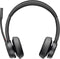 Poly - Voyager 4320 - USB-C Headset met BT700 dongle en oplaadstatief - Zwart