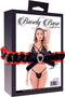 Kanten bh en slip set Barely Bare - - Zwart