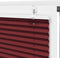 vidaXL - Plissé - rolgordijn - 90x200 - cm - stofbreedte - 89,4 - cm - bordeauxrood