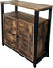 Wandkast dressoir industrieel vintage Stoer design - boekenkast opbergkast metaal hout