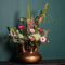 Vaas brons - bloemenvaasje brons - vaasje 35cm