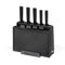 Maestro MR-1412-BLACK Messenset met blok + Snijplankenset Zwart