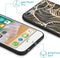 iMoshion Hoesje Geschikt voor iPhone 6s / 6 Hoesje Siliconen - iMoshion Design hoesje - Goud / Zwart / Golden Leaves
