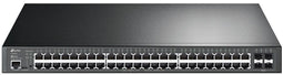 TP-Link JetStream TL-SG3452P - Managed L2/L3 Gigabit Ethernet Switch - 48x PoE+ (384W) - Zwart