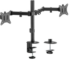 Aisens DT32TSR-149 - Bureaumount - 2x Verticaal kantelbaar - Vesa 75mm/100mm (2 stuks)