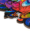 UNIDRAGON Houten Puzzel Voor Volwassenen Dier - Majestueuze Wolf - 99 stukjes - Small 17x24 cm