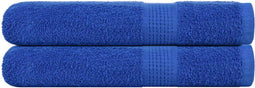 vidaXL - Saunahanddoeken - 2 - st - 80x200 - cm - 360 - g/m² - 100% - katoen - blauw