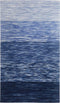 KAPAKLI - Laagpolig vloerkleed - Blauw - 160 x 230 cm - Wol