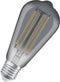 OSRAM vintage 19-6 LED lamp, smoke tint, 11W, 5--lm