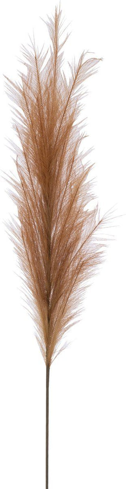 J-Line decoratie Tak Plumeau - kunststof - oranje/roest - large