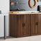 vidaXL - Garagekast - 60x51x85 - cm - massief - grenenhout - bruin - eikenkleurig