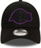 New Era - LA Lakers Metallic Outline Black 9FORTY Adjustable Cap