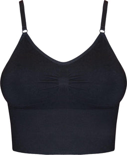 MAGIC Bodyfashion Bamboo Shape - Spaghetti Beha - Voorgevormde cups - Zwart