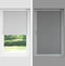 vidaXL - Rolgordijn - verduisterend - 85x150 - cm - stofbreedte - 80,7 - cm - wit