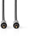 Nedis CATB25000GY20 - Optische digitale audiokabel - 200cm - Grijs