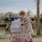 Little Dutch Poppenwagen - Poppenwagen - Met bloemen- en vlinderprint - Roze