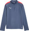 Puma Teamliga - 1/4 ziptop - Maat 176 - Inkyblue/Fire Junior
