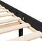 vidaXL - Seniorenbed - massief - grenenhout - zwart - 135x190 - cm