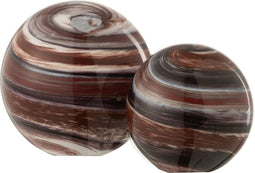 J-Line presse-papier Wervelwind - glas - mix - large