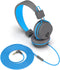 JLab JBuddies Studio - On-Ear Koptelefoon - Volumebegrenzer 85 dB - Blauw Grafiet