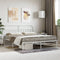 vidaXL - Bedframe - met - hoofdbord - metaal - wit - 180x200 - cm