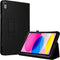 Lunso - Geschikt voor iPad 10 (2022) - Stand flip Bookcase hoes - Zwart