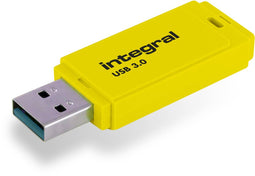 Integral Neon 3.0 - USB3.0 Flash Drive - 64GB - Geel